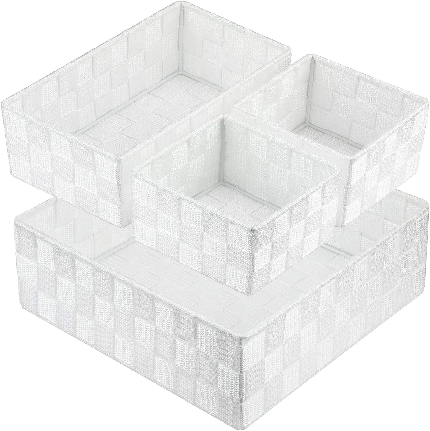 Special Woven Storage Baskets for Organizing 6 Pack, Large&Small Storage Cube Bins Set for Bathroom, Storage Boxes - Image 14