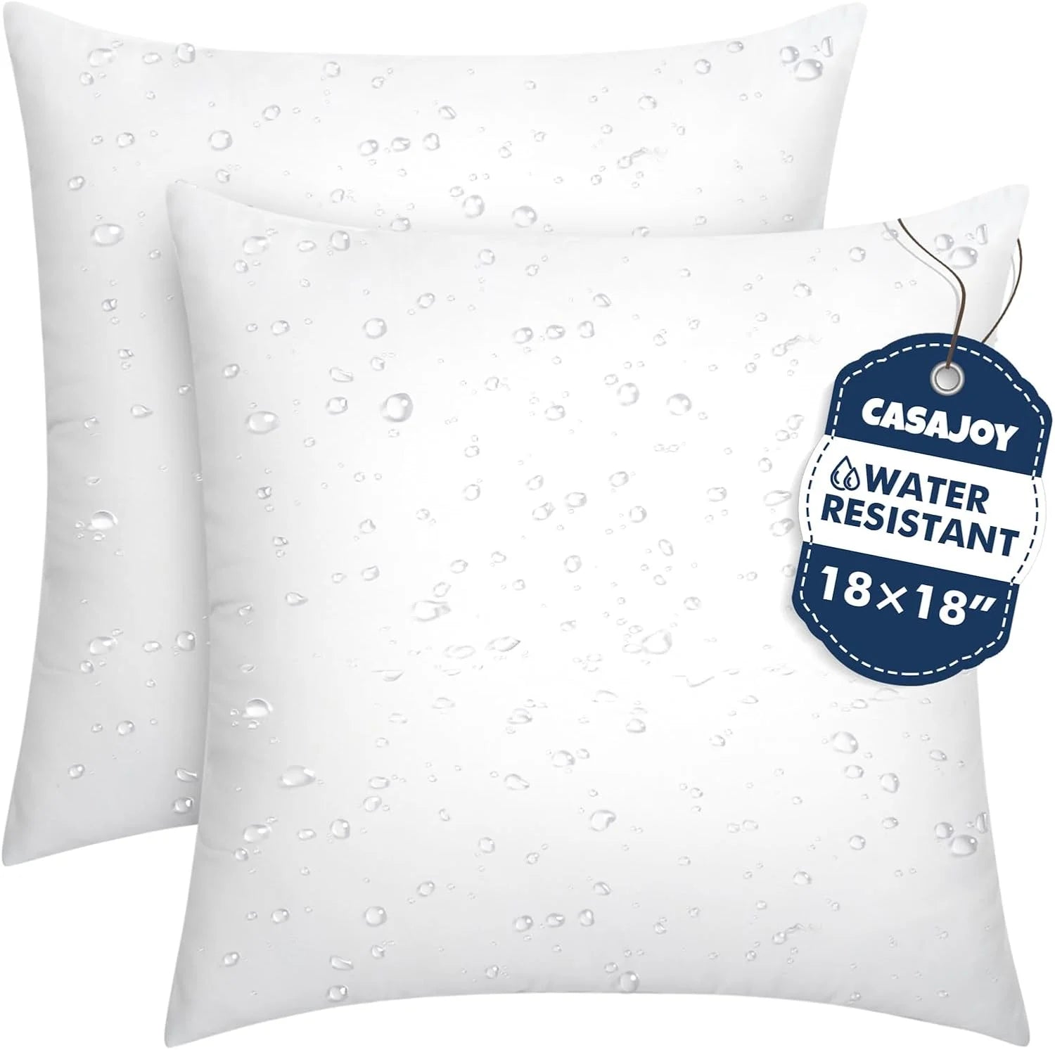 Special CASAJOY Set of 2 12×20 Outdoor Pillows,Water Resistant Lumbar Pillow Insert - Image 2