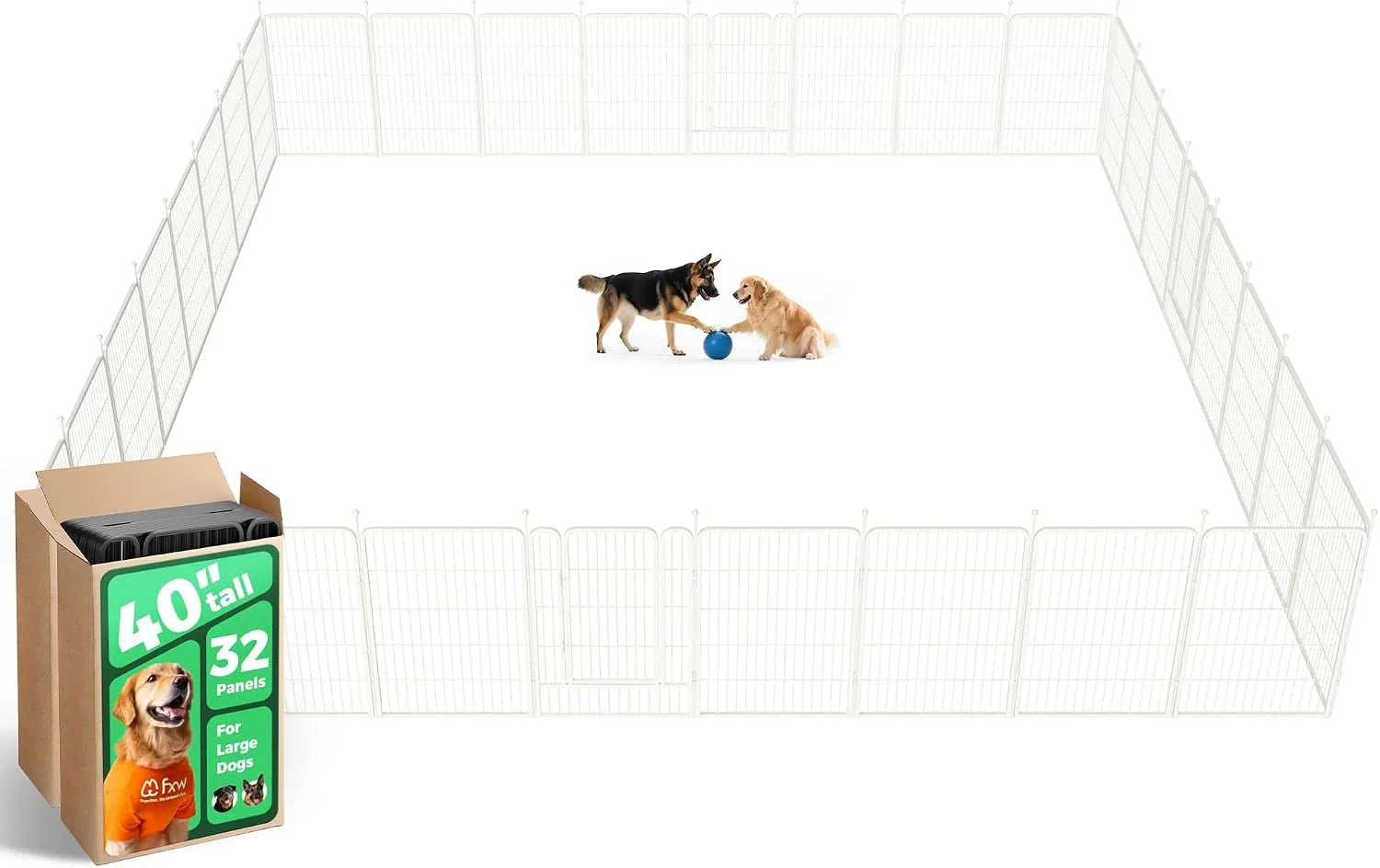 Special Rollick Dog Playpen, Indoor, 24 H, 8 Panels - Image 42