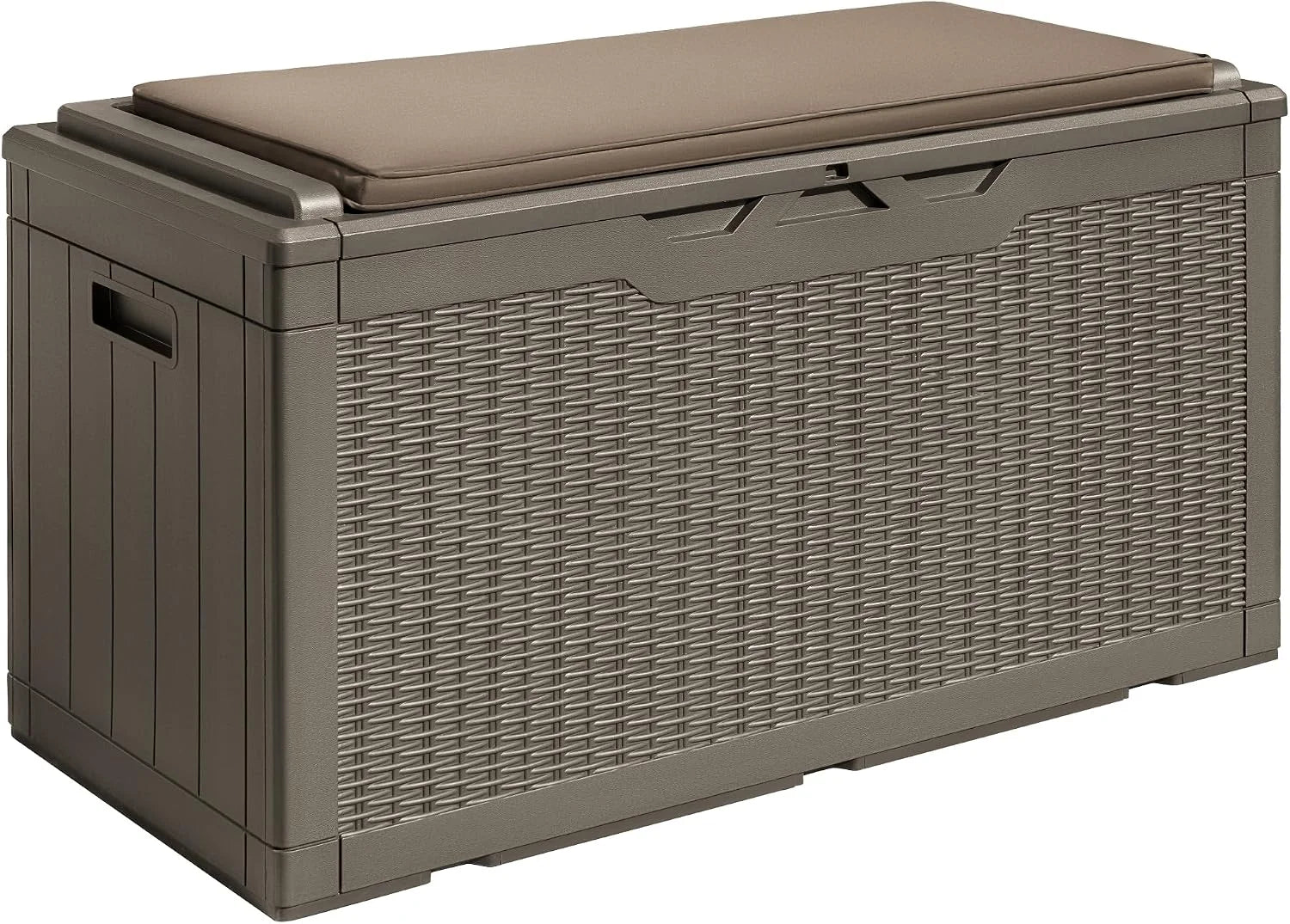 Special Devoko 100 Gallon Waterproof Resin Deck Box, Large Outdoor Storage Box - Image 20