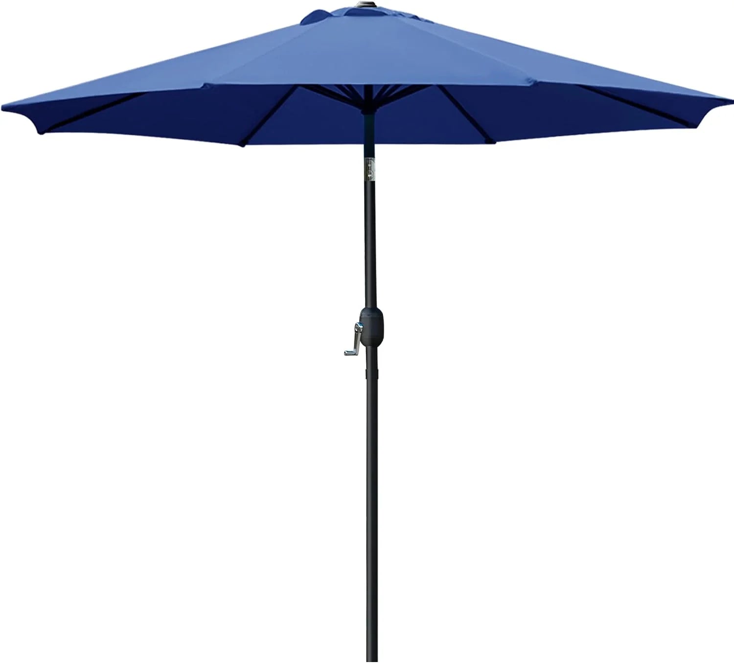 Special Sunnyglade 9" Patio Umbrella Outdoor Table Umbrella with 8 Ribs Tan - Image 12