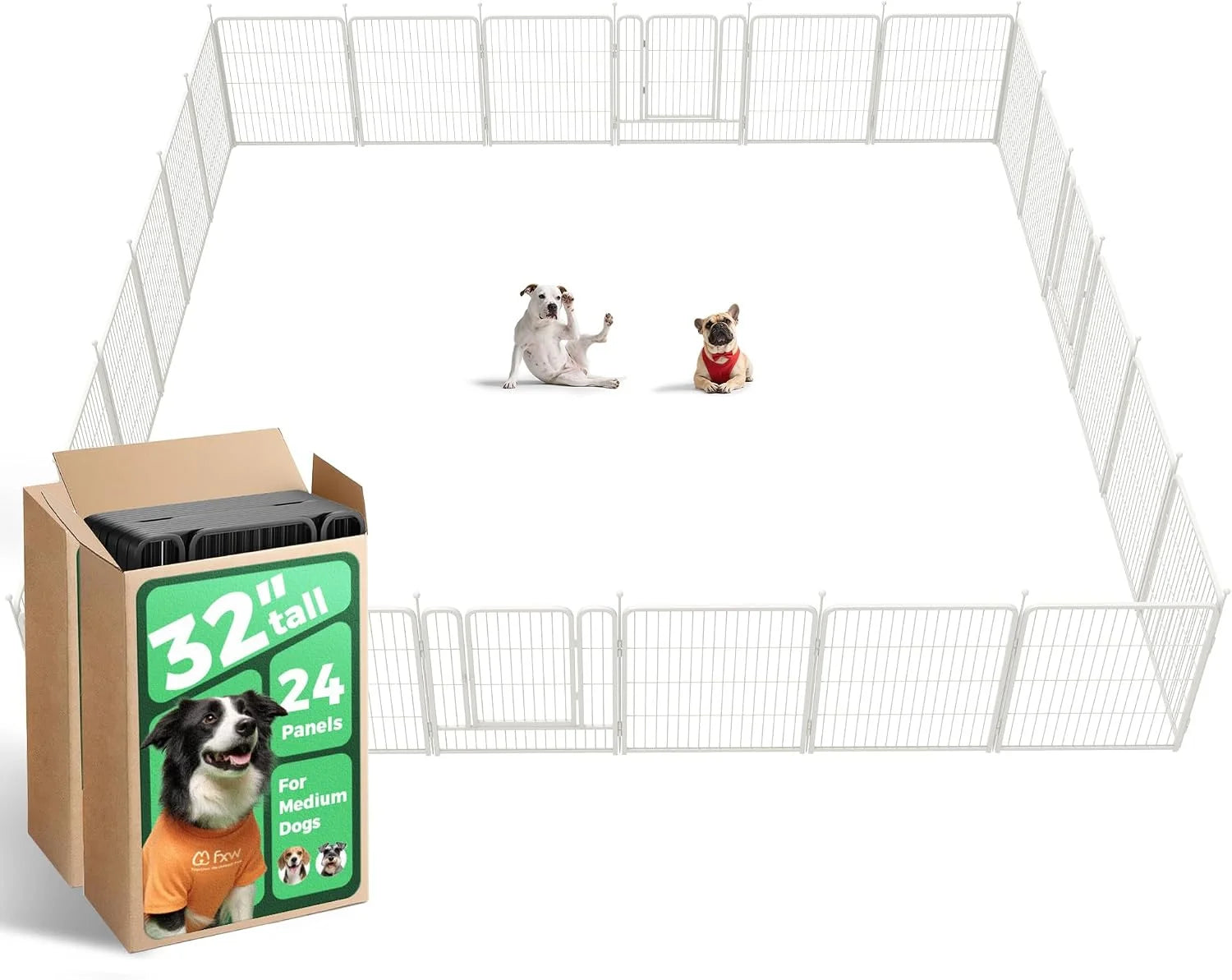 Special Rollick Dog Playpen, Indoor, 24 H, 8 Panels - Image 22