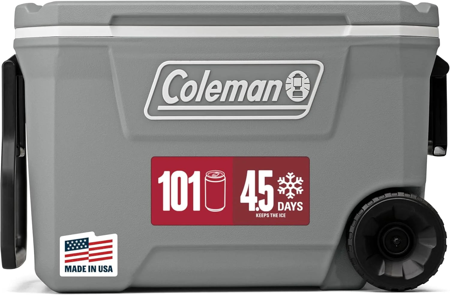 Special Coleman Classic Series Insulated Portable Rolling Cooler with Wheels - Image 3