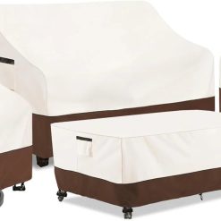 Special Outdoor Patio Furniture Covers 4 Piece Set, XXL-Large, Beige
