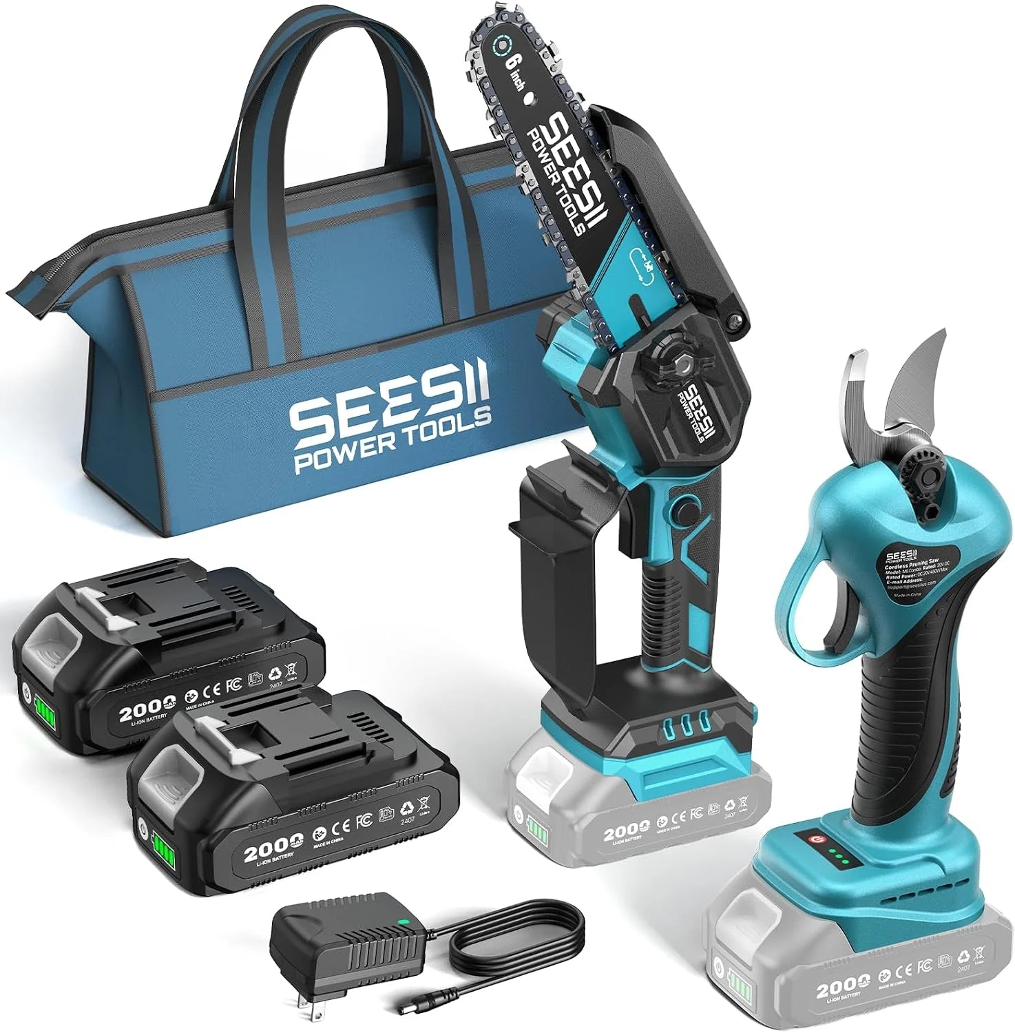 Special 6 Inch Mini Electric Chainsaw Cordless Battery Powered - Image 9