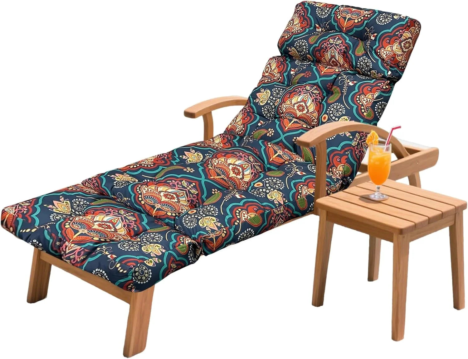 Special HCyopin Outdoor Chaise Lounge Chair Cushion 75.1 x 23.6 x 4.7in, Waterproof Replacement Cotton Patio Thickened Pool Lounge Chair Cushion - Image 9