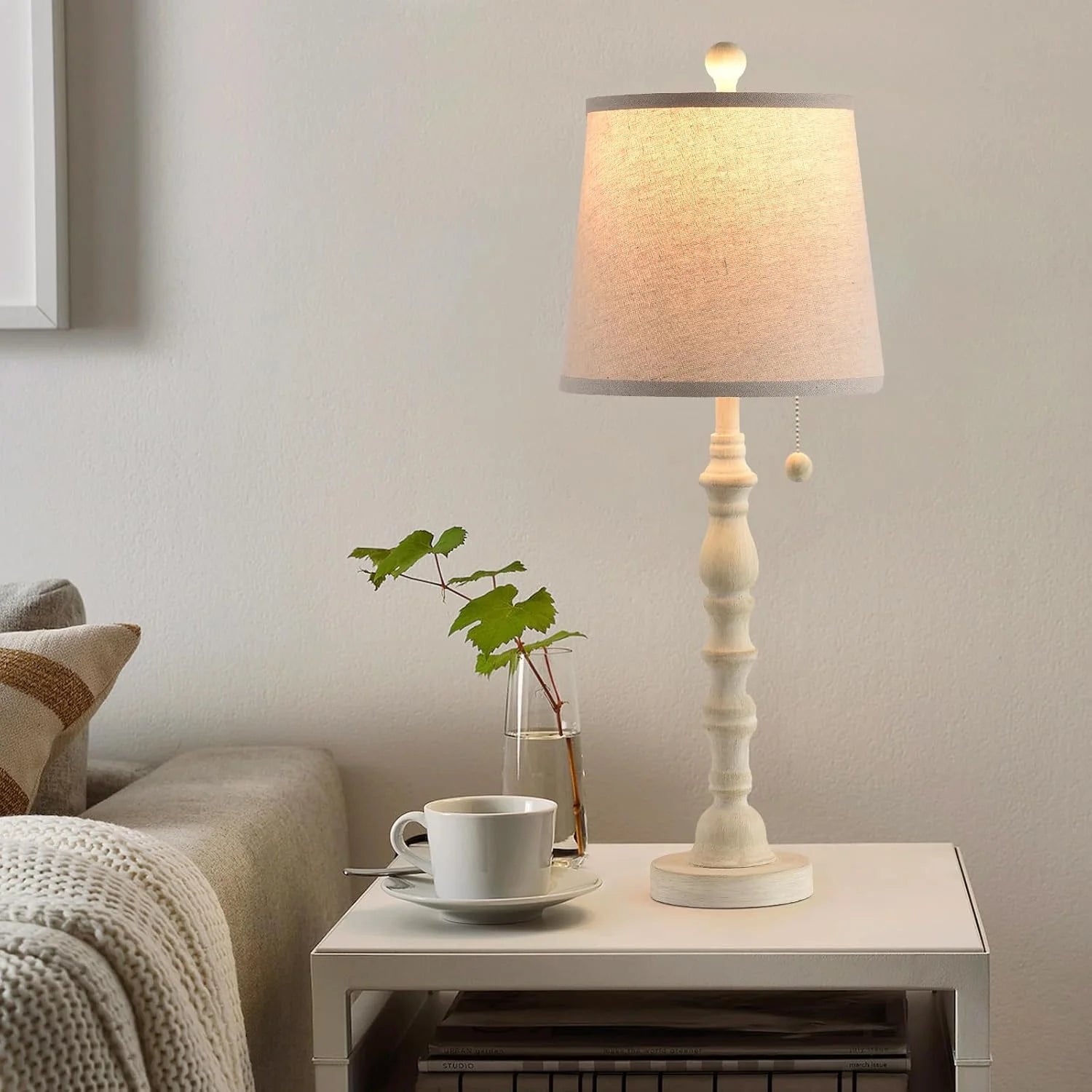Special Modern Farmhouse Table Lamp Bedside Reading Lamps Living Room End Tables Set Lamps for Night Stands Bedroom - Image 10