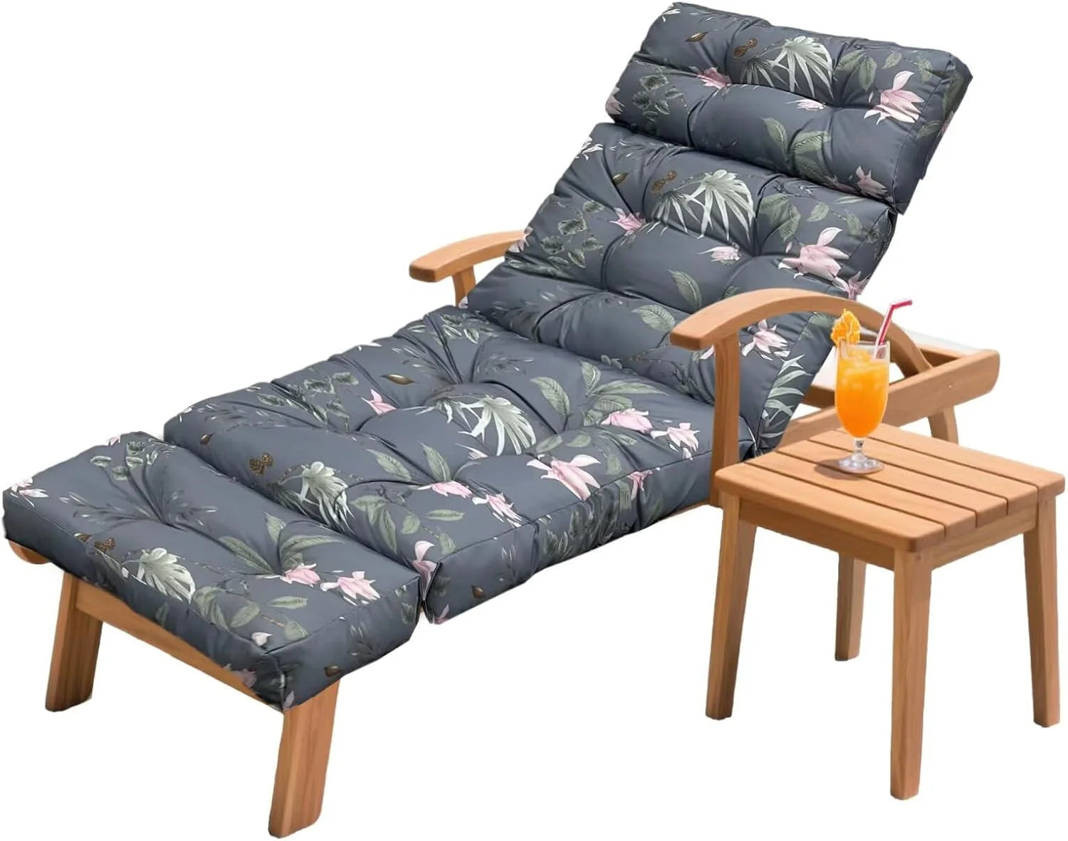 Special HCyopin Outdoor Chaise Lounge Chair Cushion 75.1 x 23.6 x 4.7in, Waterproof Replacement Cotton Patio Thickened Pool Lounge Chair Cushion - Image 6