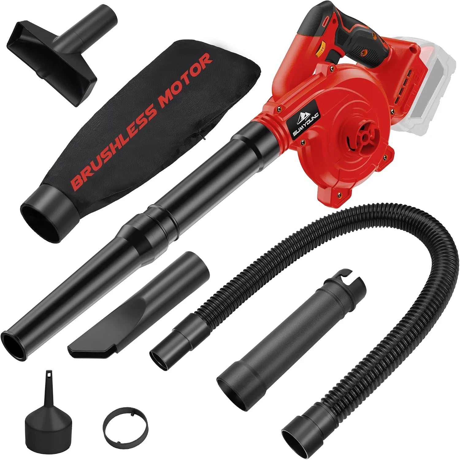 Special Cordless Leaf Blower for Dewalt 20V Battery, Electric Jobsite Air Blower with Brushless Motor - Image 3