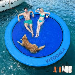 Alternative view of Special Water Hammock Heavy Duty, Large Pool Float Lake Floats for Adult, Round Inflatable Water Hammock