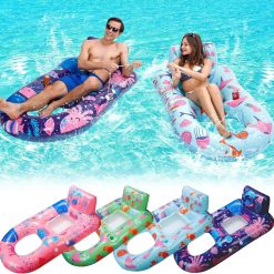 Special 4 Pack Pool Floats Adult, Inflatable Pool Lounger Float Heavy Duty with Cup Holder