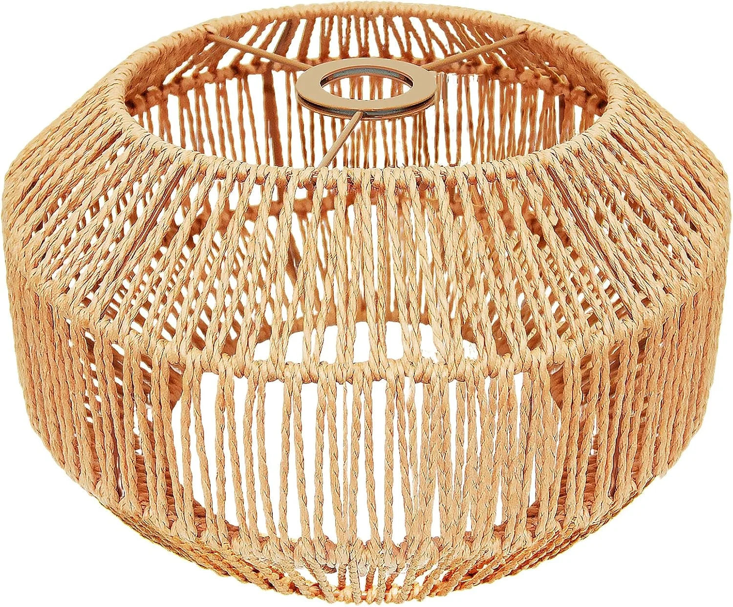 Special LUCORUSC Hanging Light Lamp Shades Boho Rattan Lamp Shades - Image 5