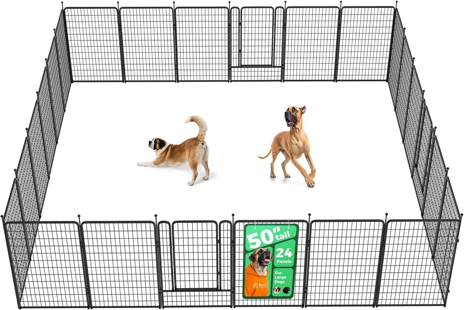 Special Rollick Dog Playpen, Indoor, 24 H, 8 Panels - Image 69