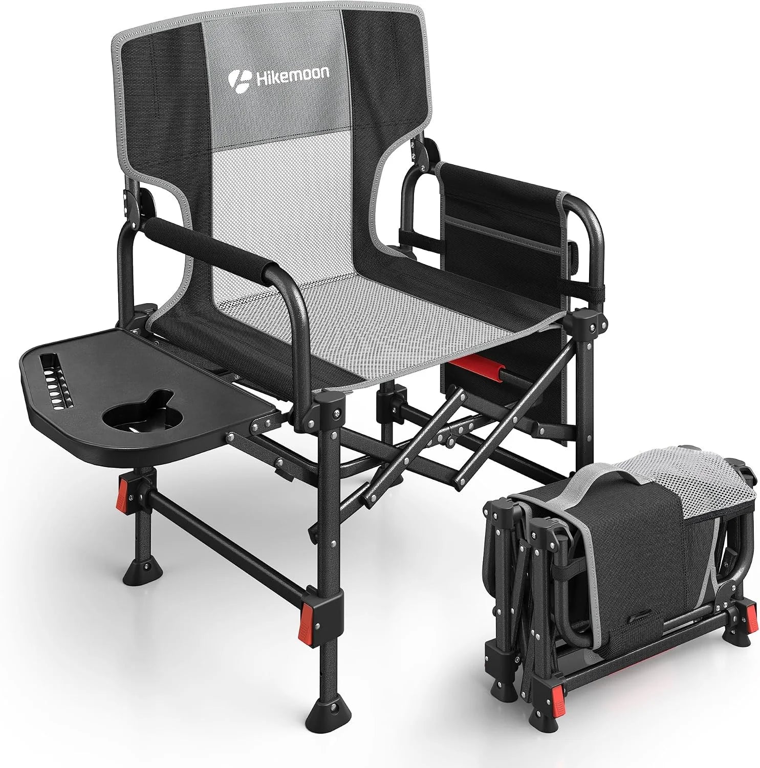 Special HIKEMOON Folding Camping Director Chairs, Adjustable Height