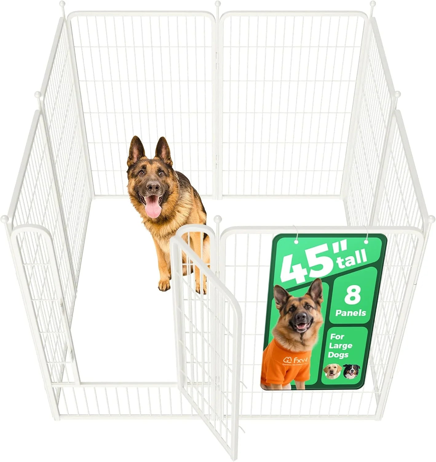 Special Rollick Dog Playpen, Indoor, 24 H, 8 Panels - Image 37