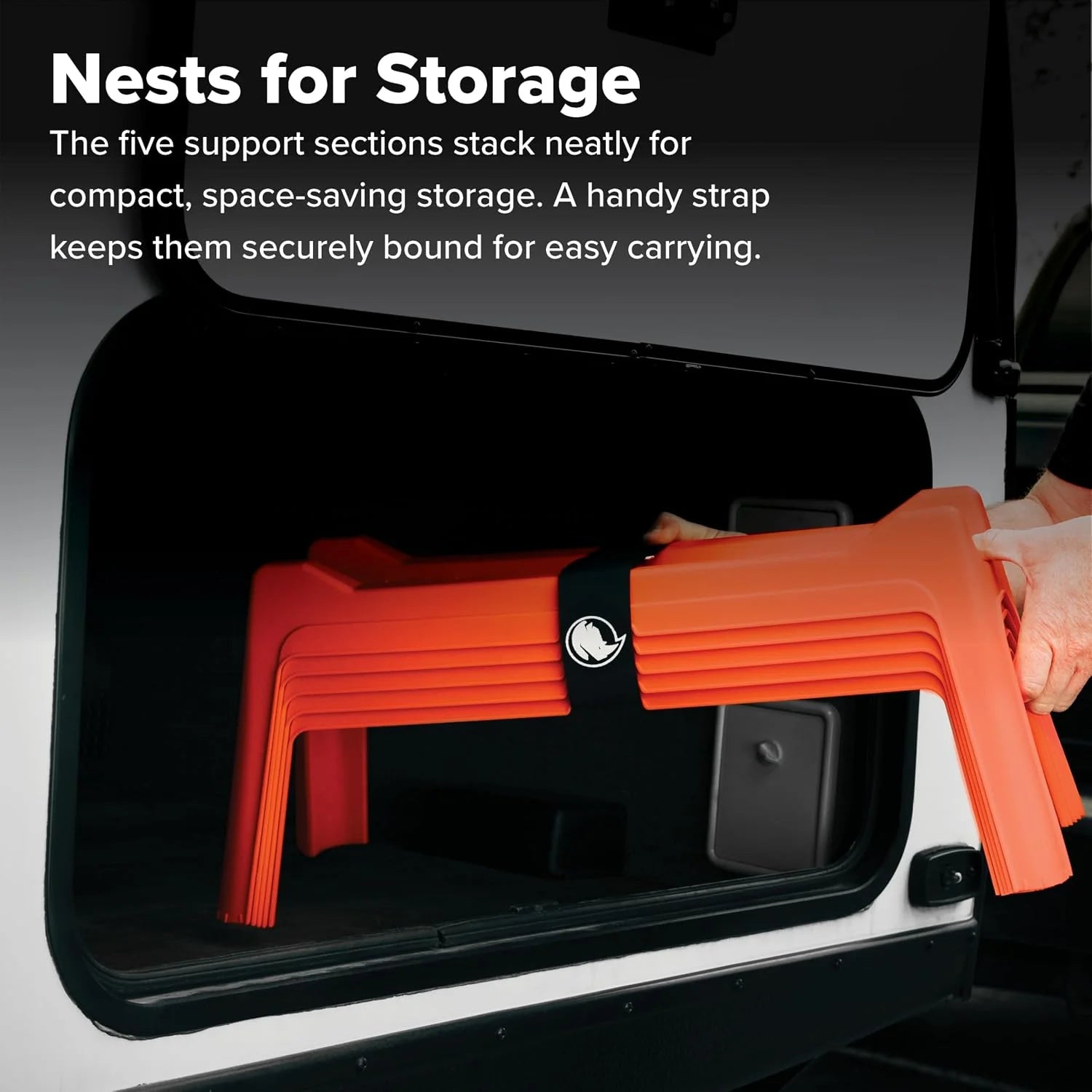 Special Rhino RV Sewer Hose Support Kit, Extends Over Uneven Terrain for Easy Drainage, Holds Up to 15-Feet of RV Sewer - Image 2