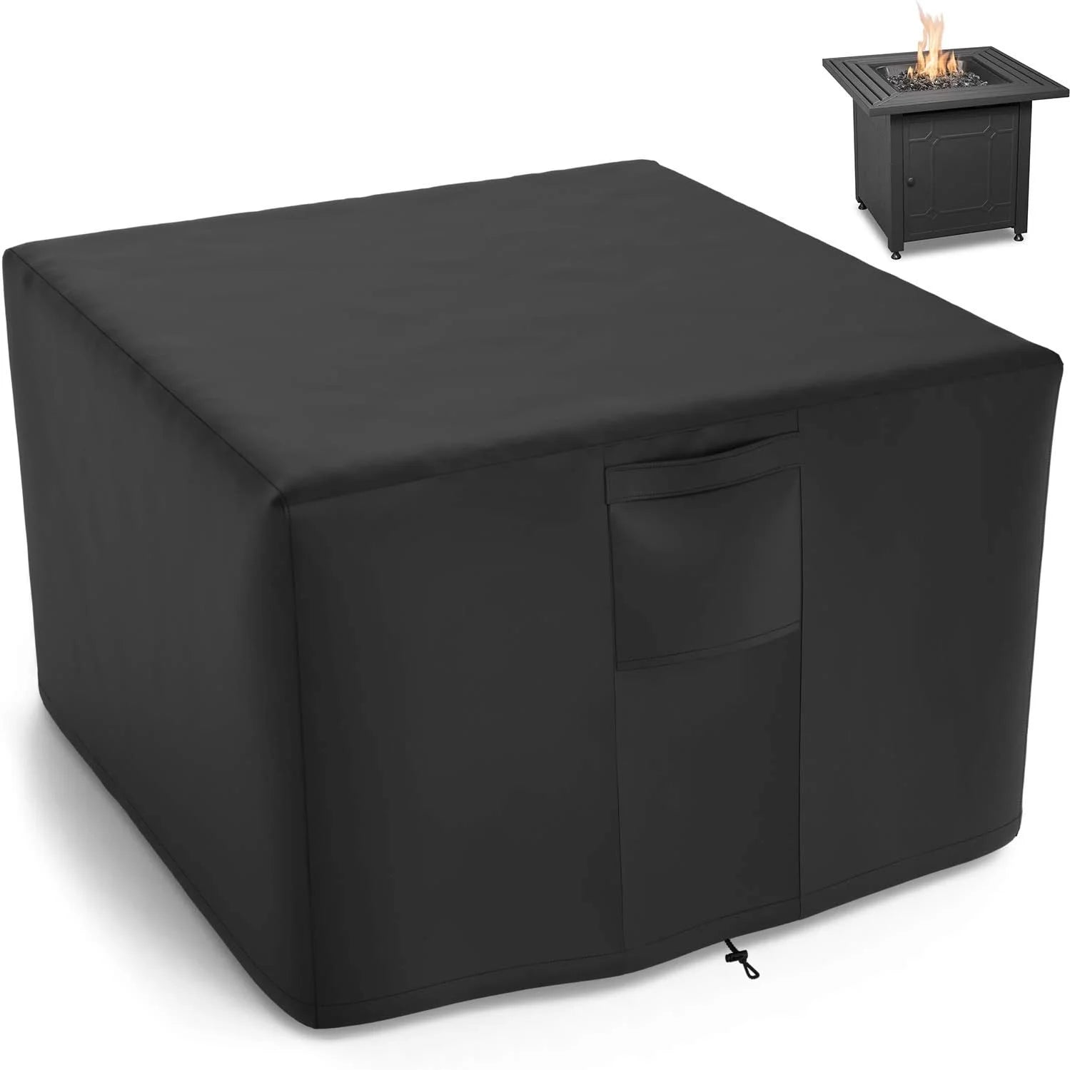 Special NUPICK 30 Inch Square Fire Pit Cover for Propane Fire Pit/Table