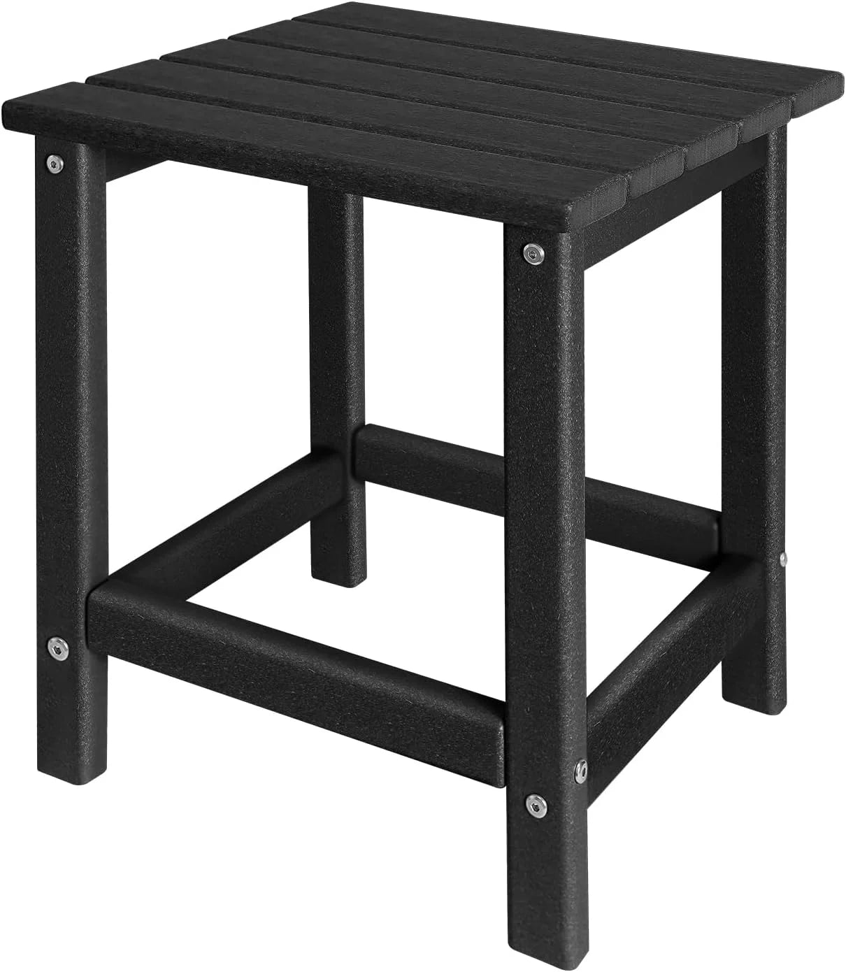 Special Adirondack Square Outdoor Side Table,2-Tier Storage Patio Side Table - Image 4