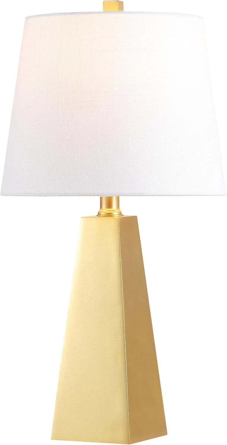Special JONATHAN Y 20.5 White Marble Finish Modern Resin Table Lamp for Bedroom Living Room, Bulb Included