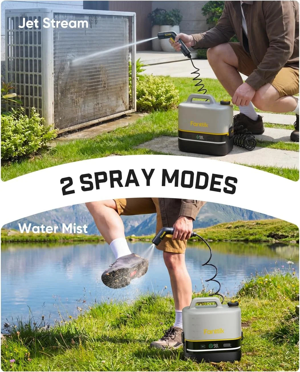 Special NB10 Nano Portable Cordless Electric Sprayer w/2.1Gal Tank, HD LED Display, 4000mAh Lithium Battery & Built-in - Image 5