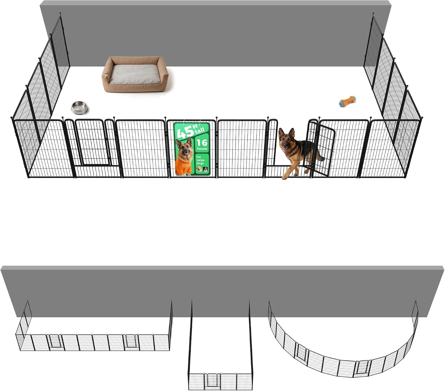 Special Rollick Dog Playpen, Indoor, 24 H, 8 Panels - Image 18