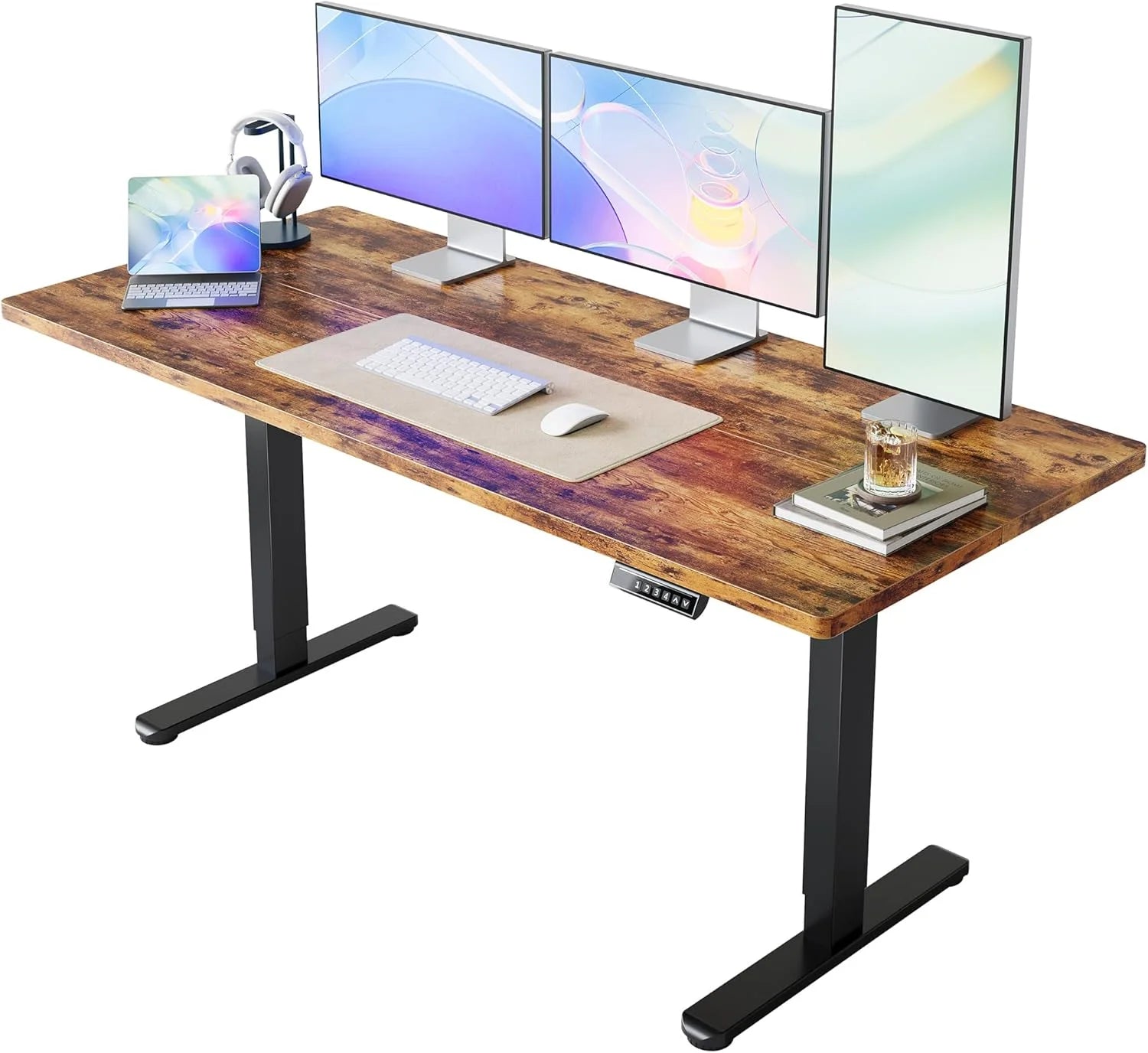 Special HUANUO 32 Small Electric Standing Desk Adjustable Height, 4 Memory Height Settings - Image 33