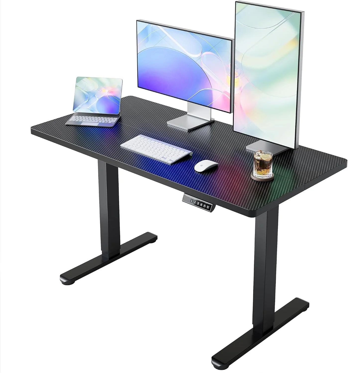 Special HUANUO 32 Small Electric Standing Desk Adjustable Height, 4 Memory Height Settings - Image 5