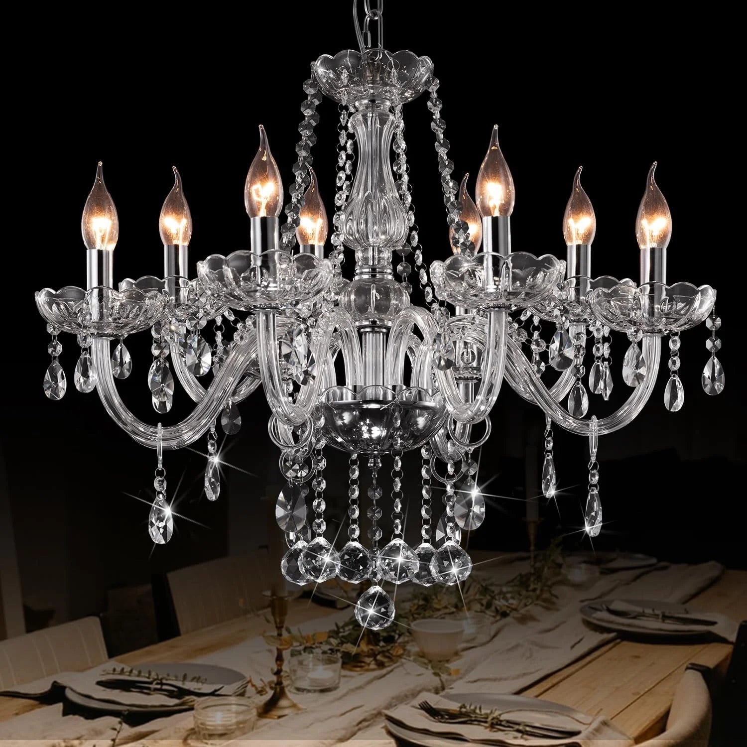 Special Chandeliers Classic Crystal Candle Chandelier Lighting - Image 2
