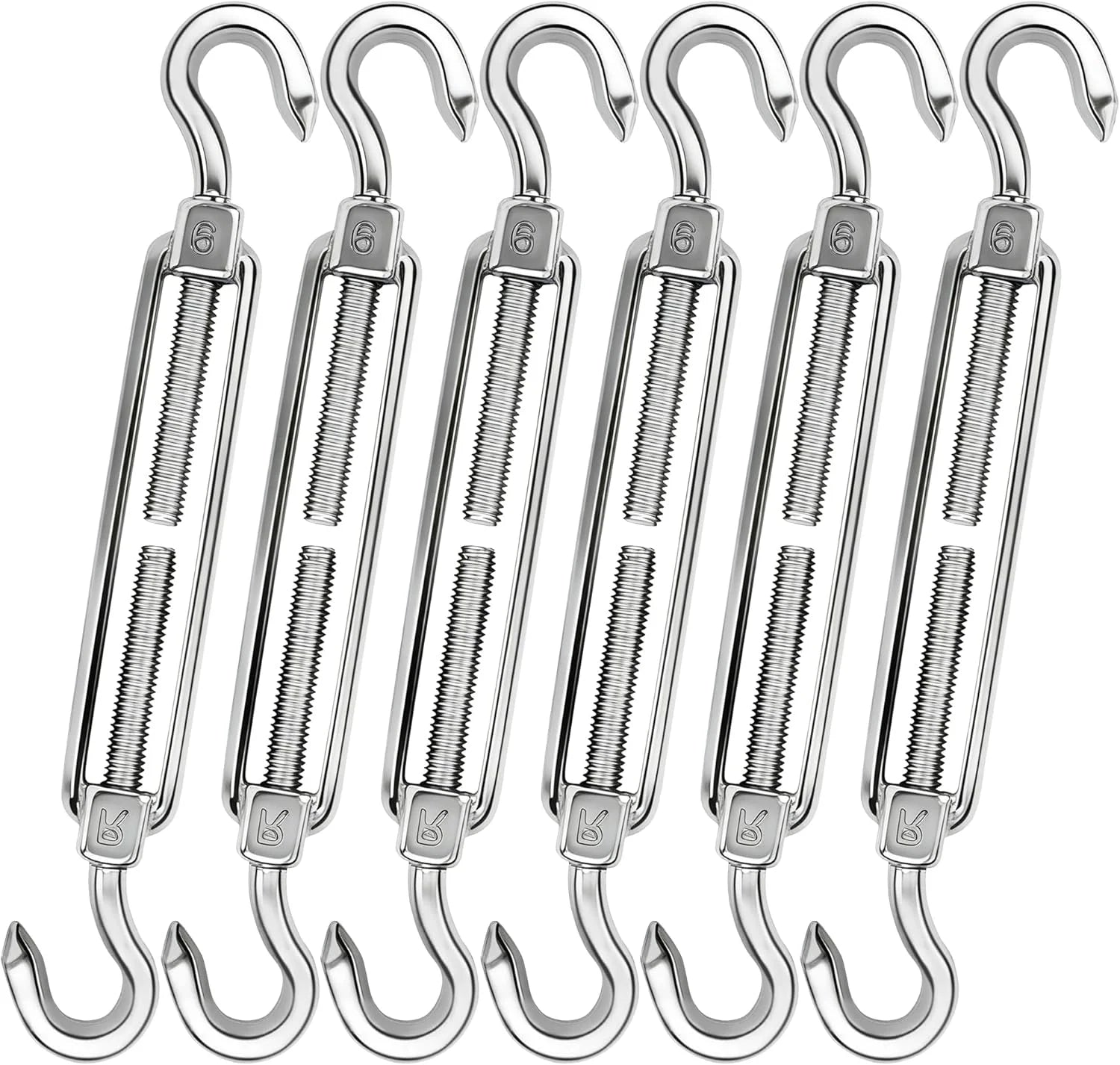 Special yofit 80Pcs Shade Sail Hardware Kit 6 inch for Triangle Rectangle Sun Shade - Image 5