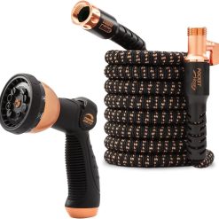 Alternative view of Special Hose 100 FT Copper Bullet Expandable Garden Hose w/10 Pattern Thumb Spray Nozzle AS SEEN ON TV 650psi 3/4