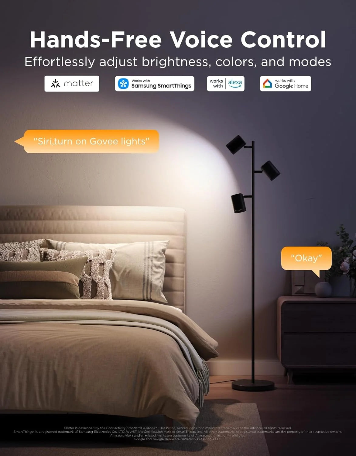 Special Tree Floor Lamp with 3 Rotatable Lights - Image 5