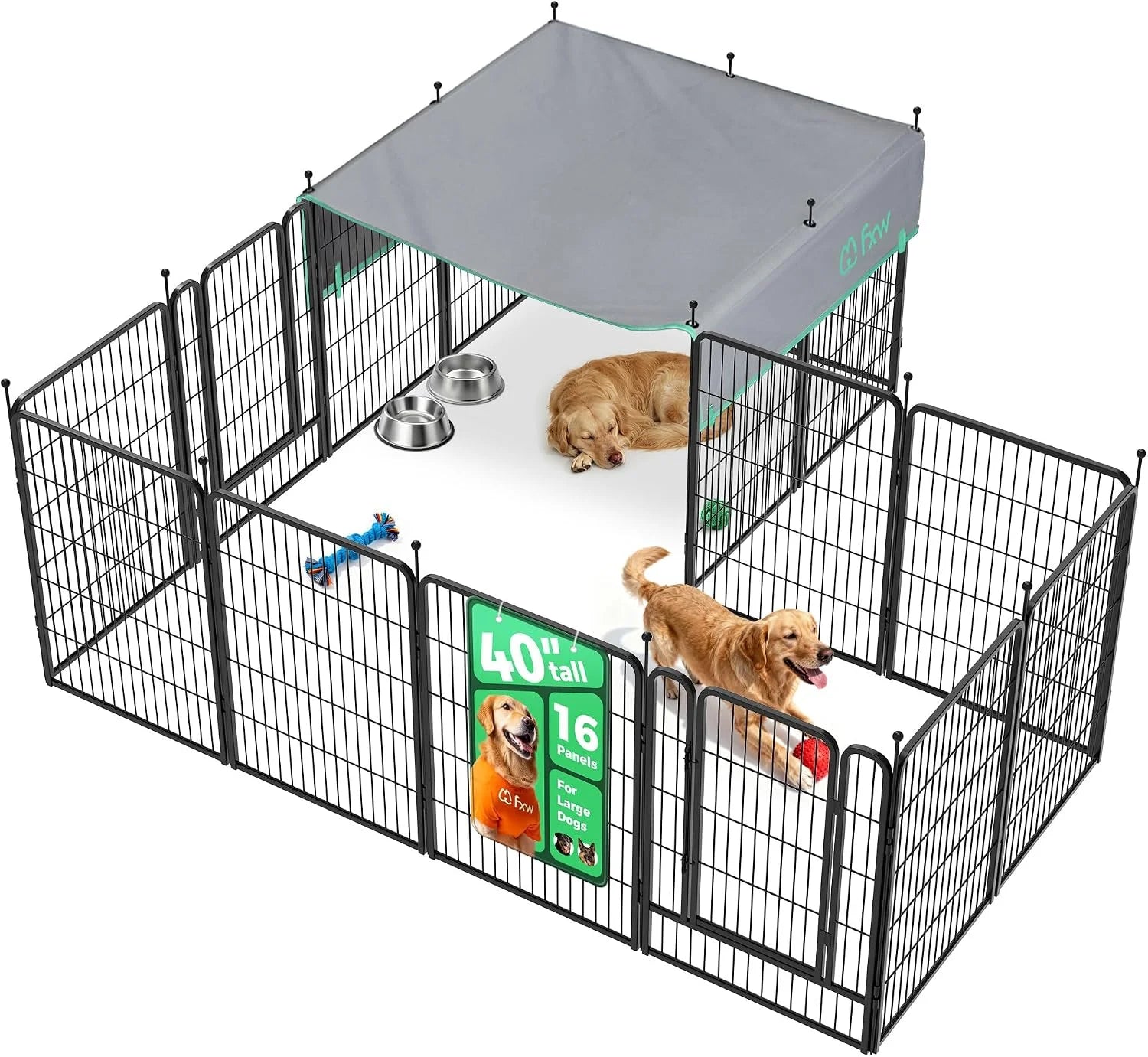 Special Rollick Dog Playpen, Indoor, 24 H, 8 Panels - Image 86