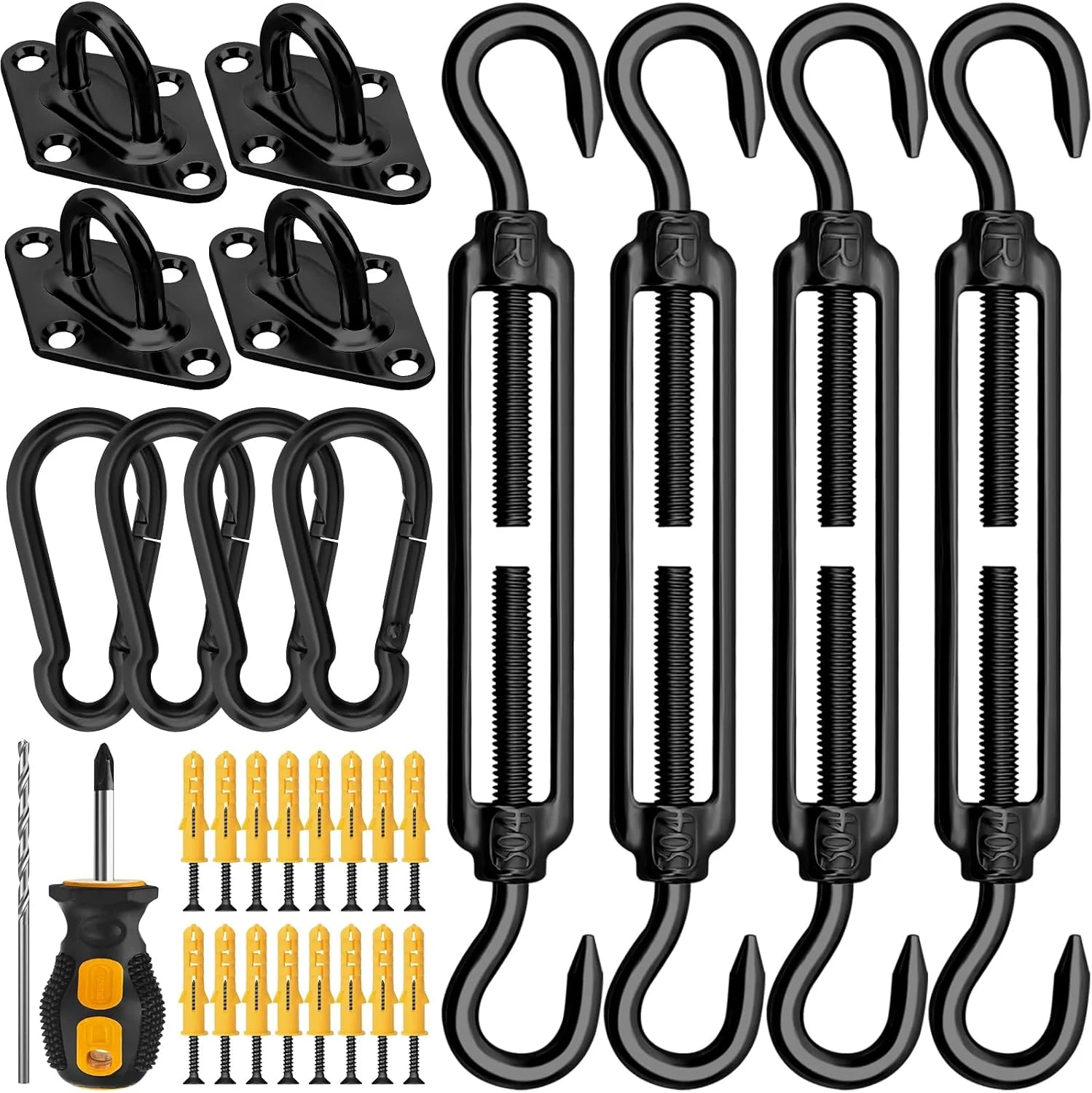 Special Shade Sail Hardware Kit 6 Inch for Rectangle & Triangle Shade Sail Install