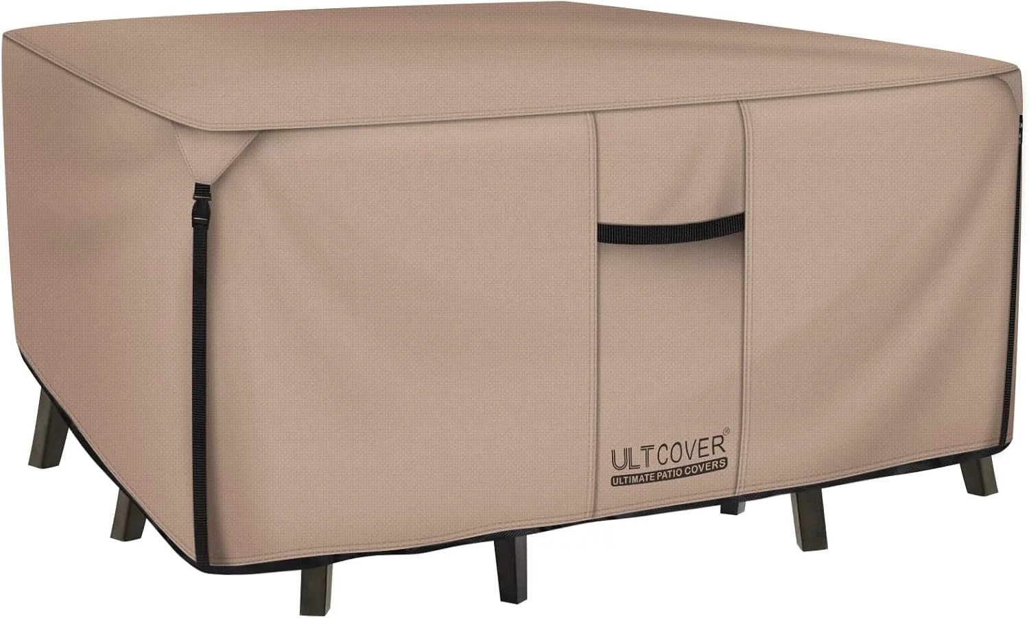 Special ULTCOVER 600D Tough Canvas Heavy Duty Rectangular Patio Table and Chair Cover