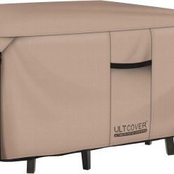 Special ULTCOVER Square Patio Heavy Duty Table Cover " 600D Tough Canvas Waterproof Outdoor Dining Table and Chairs General Purpose Furniture Cover Size