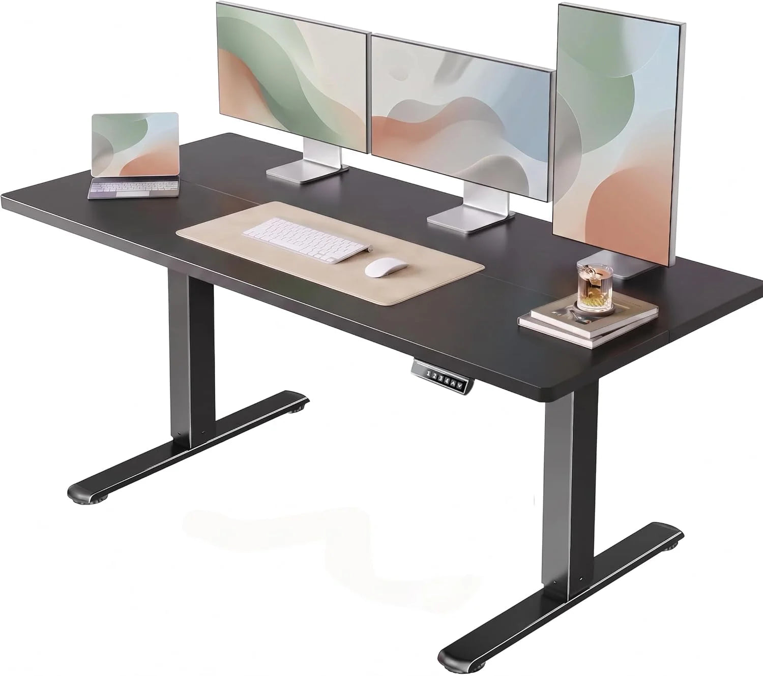 Special HUANUO 32 Small Electric Standing Desk Adjustable Height, 4 Memory Height Settings - Image 7