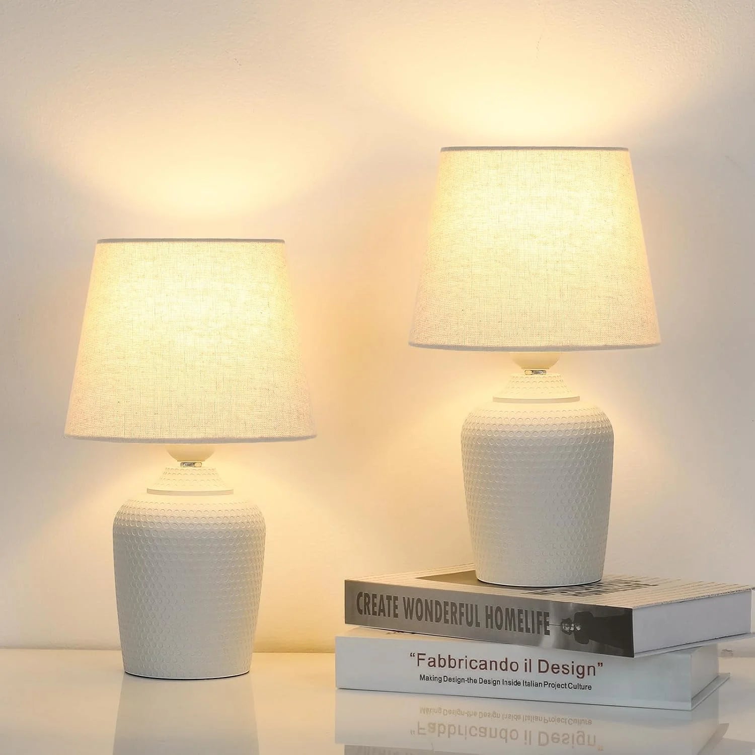 Special Small 11.8” Table Lamps Set of 2 - Image 2