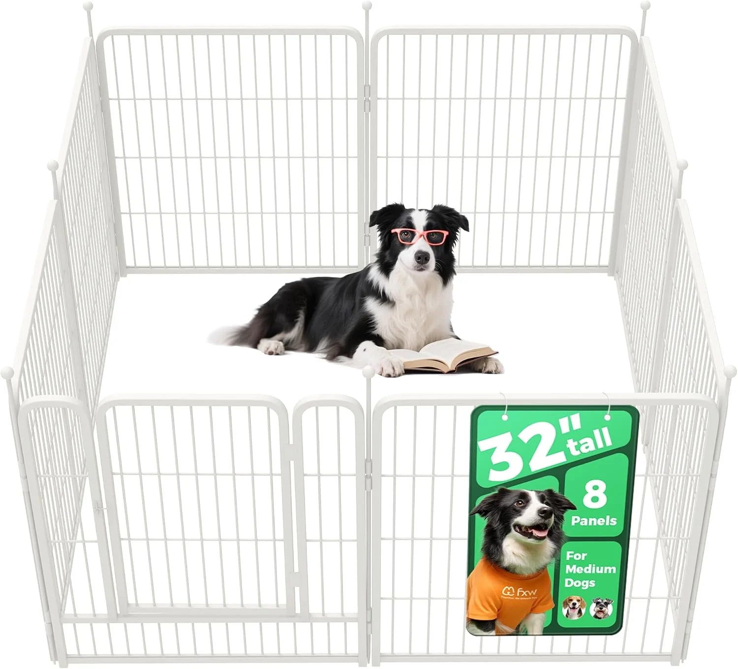 Special Rollick Dog Playpen, Indoor, 24 H, 8 Panels - Image 20
