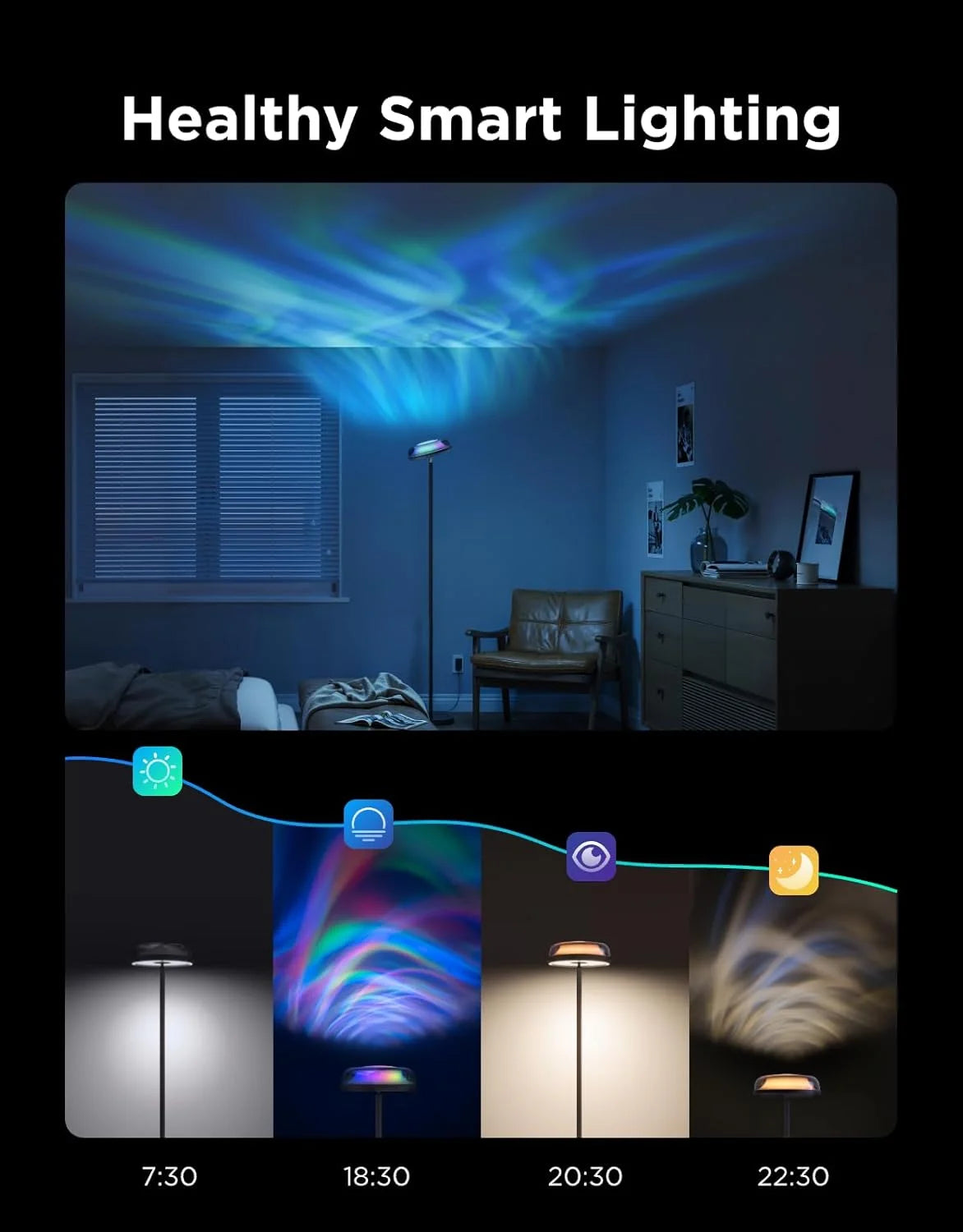 Special Uplighter Floor Lamp, LED Modern Corner Floor Light - Image 6
