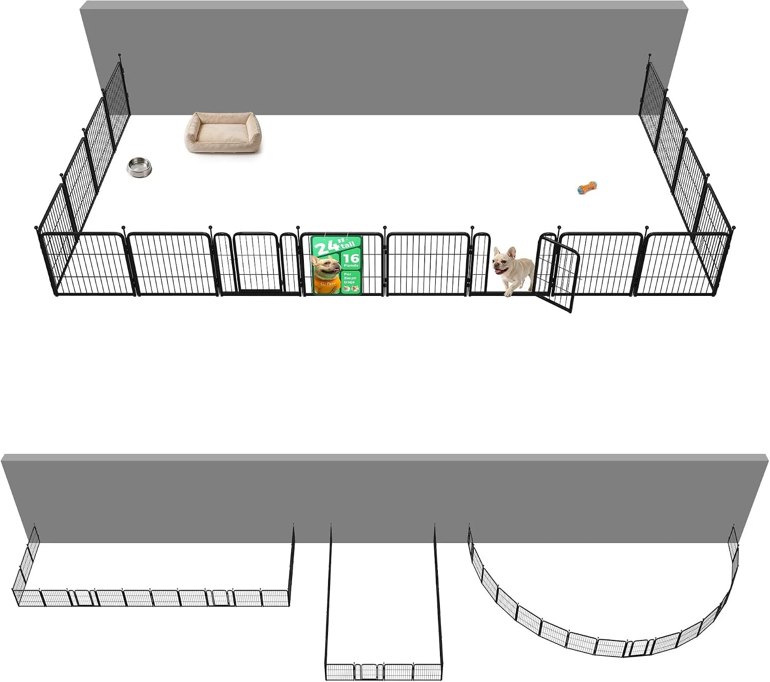 Special Rollick Dog Playpen, Indoor, 24 H, 8 Panels - Image 15