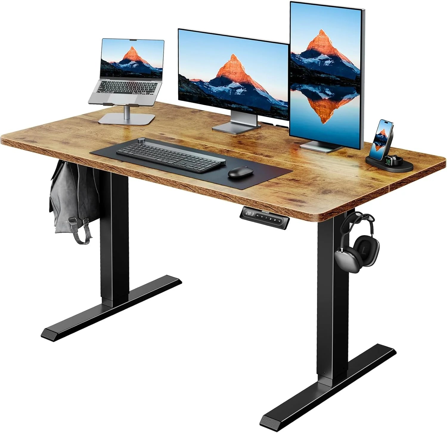 Special HUANUO 32 Small Electric Standing Desk Adjustable Height, 4 Memory Height Settings - Image 13