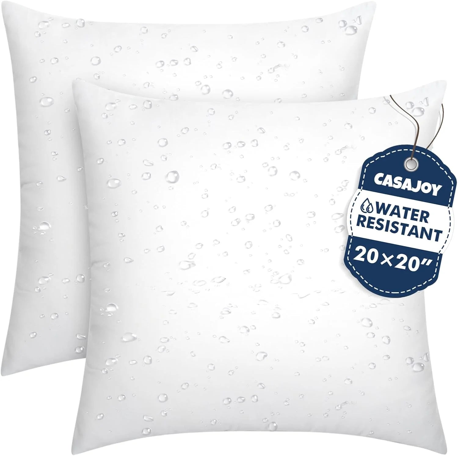 Special CASAJOY Set of 2 12×20 Outdoor Pillows,Water Resistant Lumbar Pillow Insert - Image 7
