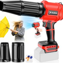 Special TAIRDA Cordless Leaf Blower Compatible for Dewalt 20V Battery(NO Battery), Mini Turbo Jet Blower with 2 Nozzles