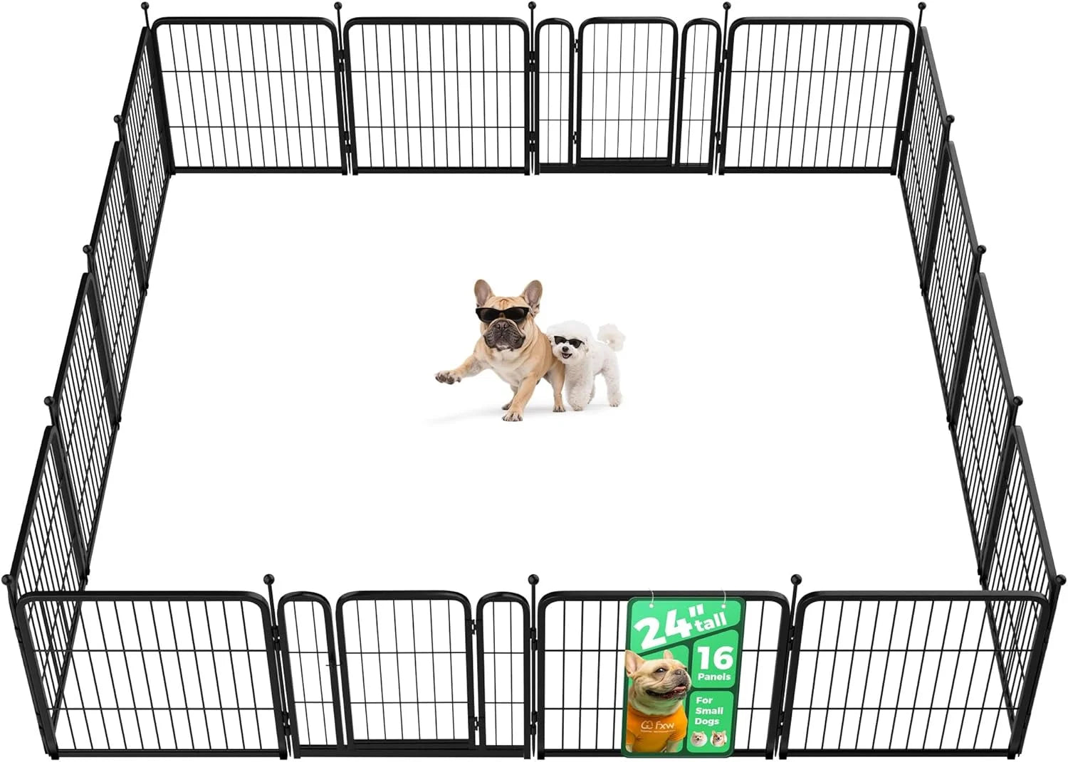 Special Rollick Dog Playpen, Indoor, 24 H, 8 Panels - Image 24