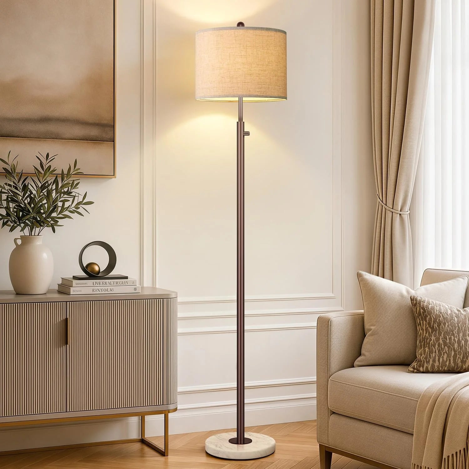 Special Nintiue Dimmable Gold Floor Lamp - Image 6