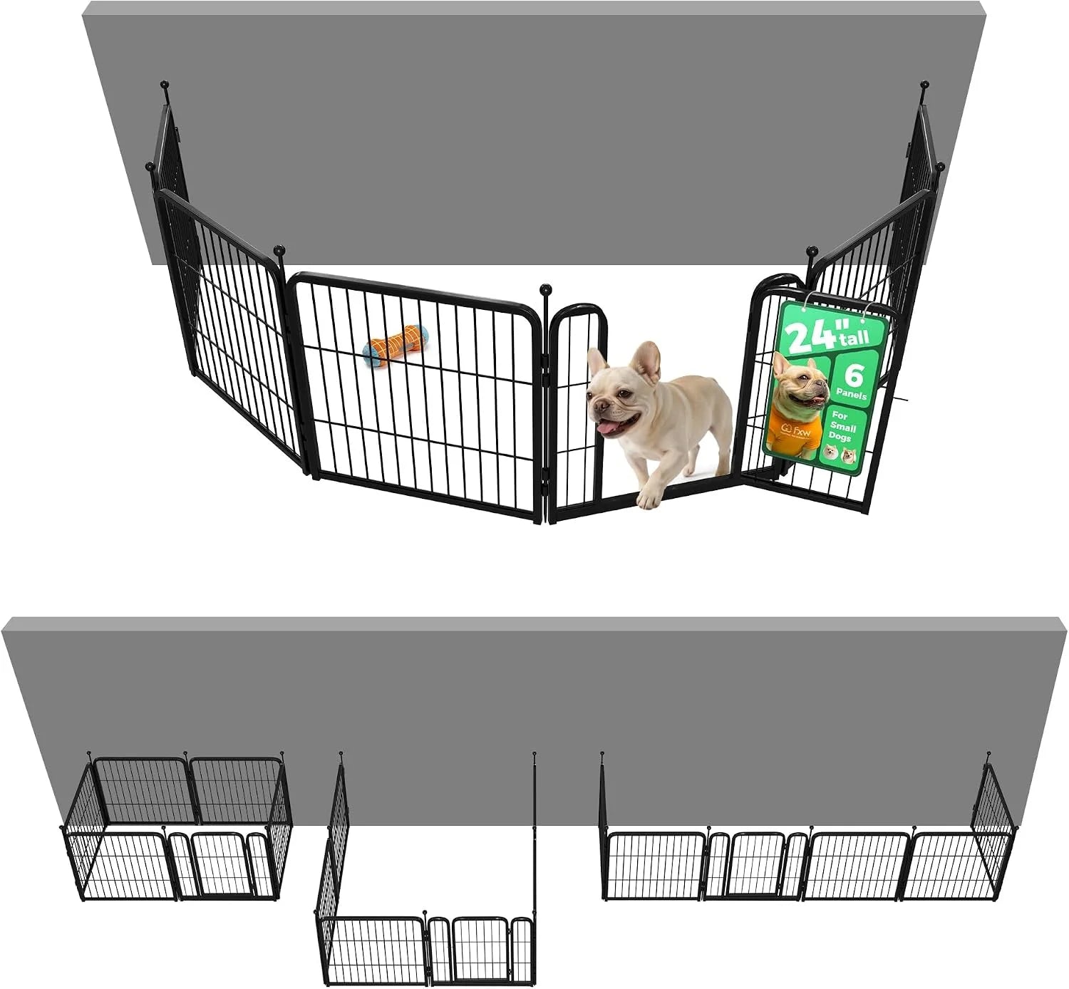 Special Rollick Dog Playpen, Indoor, 24 H, 8 Panels - Image 74