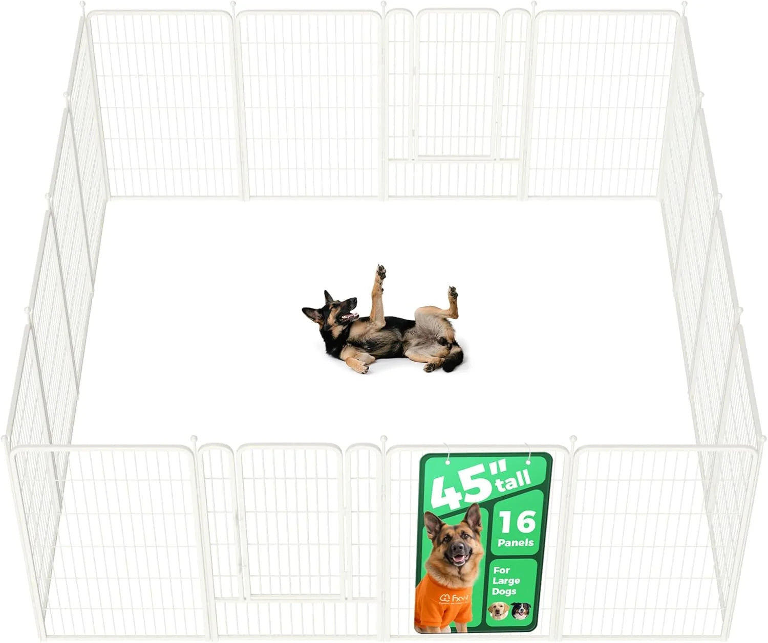 Special Rollick Dog Playpen, Indoor, 24 H, 8 Panels - Image 4