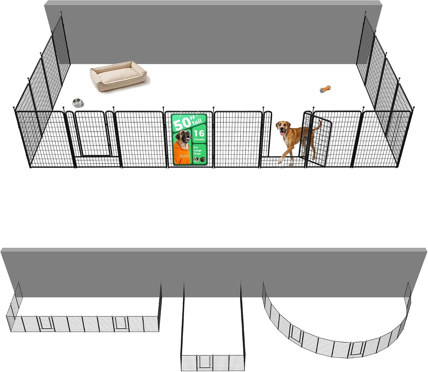 Special Rollick Dog Playpen, Indoor, 24 H, 8 Panels - Image 5