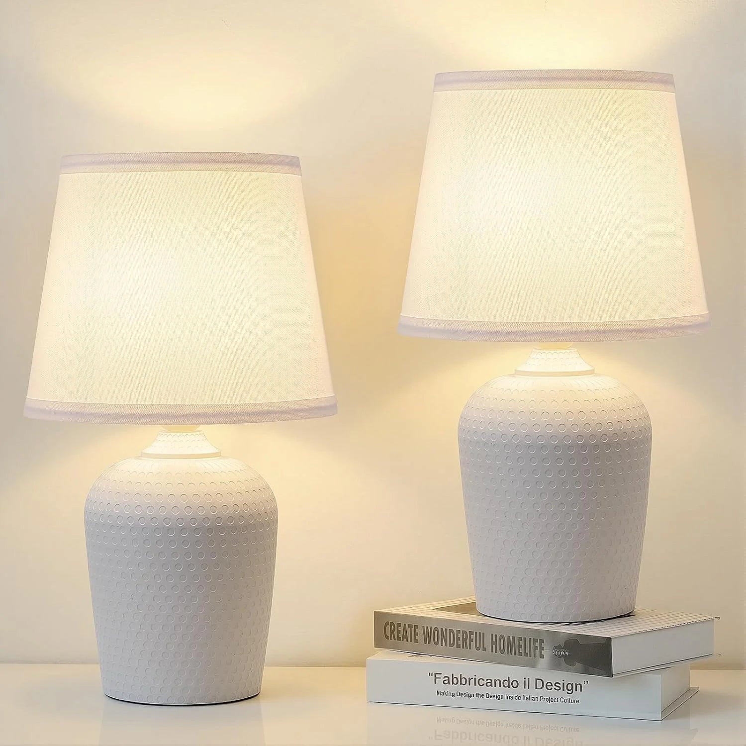 Special Small 11.8” Table Lamps Set of 2 - Image 6