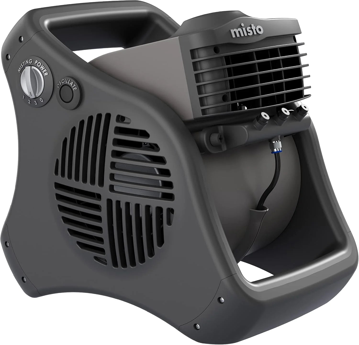 Special Lasko Misto Outdoor Misting Blower Fan, for Sports, Camping, Decks & Patios, 3 Speeds, 15, Black, 7050